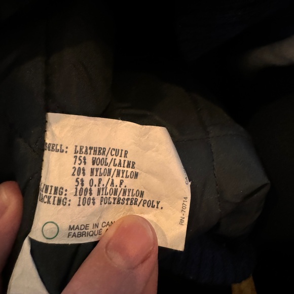 Dual Control Vintage Canadian Men’s bomber jacket made 1988 - Picture 5 of 10